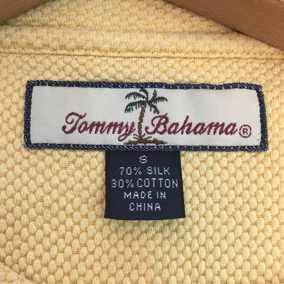 (SOLD) Tommy Bahama Men’s Silk Blended Shirt (S) - Picture 4 of 5